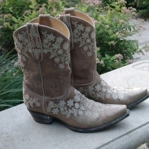 Old Gringo Yippee Ki Yay Beautiful Eveleight Bone Women's Boot size 9